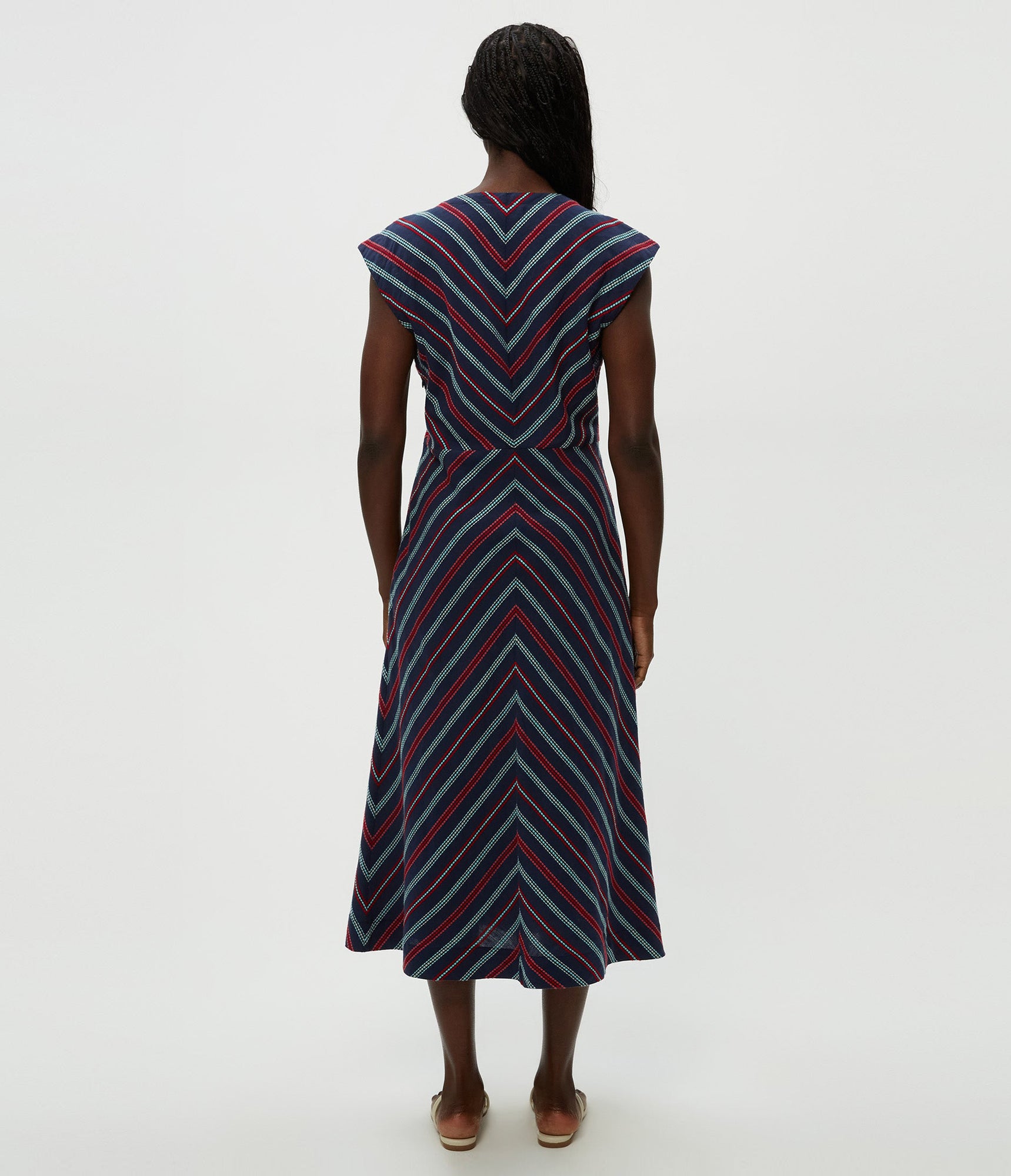 Tess Embroidered Midi Dress | Nocturnal