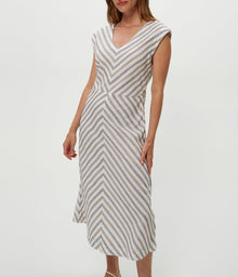 Tess Embroidered Midi Dress | White