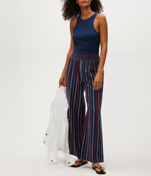 Sita Embroidered Wide Leg Pant | Nocturnal