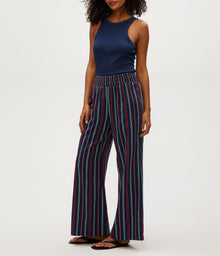 Sita Embroidered Wide Leg Pant | Nocturnal