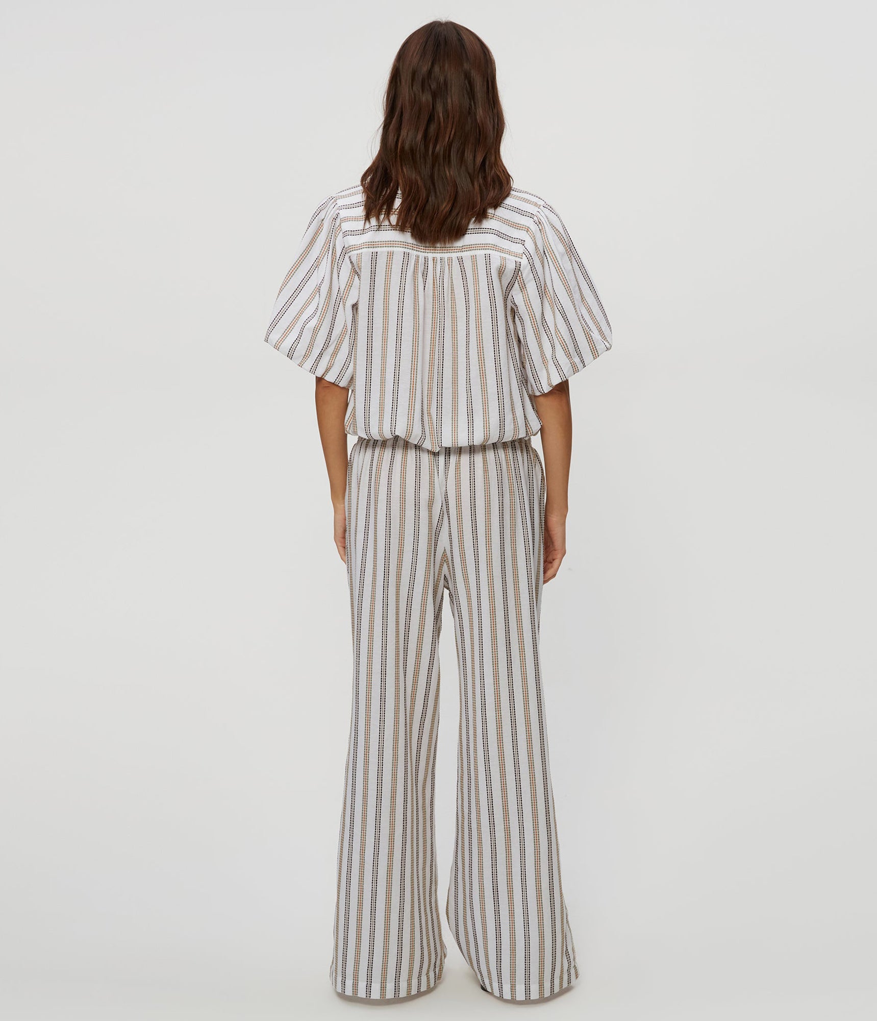 Sita Embroidered Wide Leg Pant | White