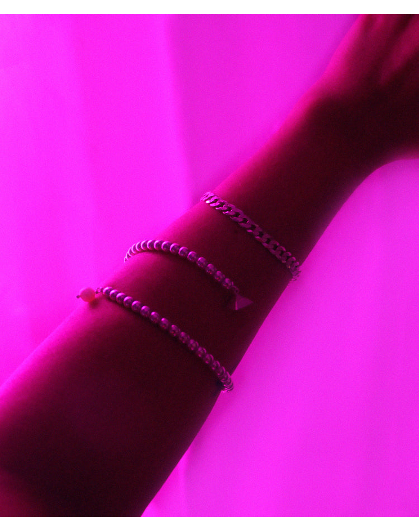 Cairo Arm & Ankle Wrap Cuff with Pyramid and Pearl Charms | Gold Vermeil and Sterling Silver