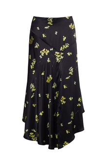Callie Skirt | Black Flower Shower