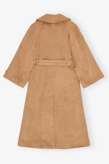 Camel Wool Blend Coat | Latte