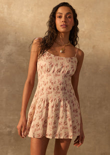 Kairi Linen Mini Dress | Dutch Fields