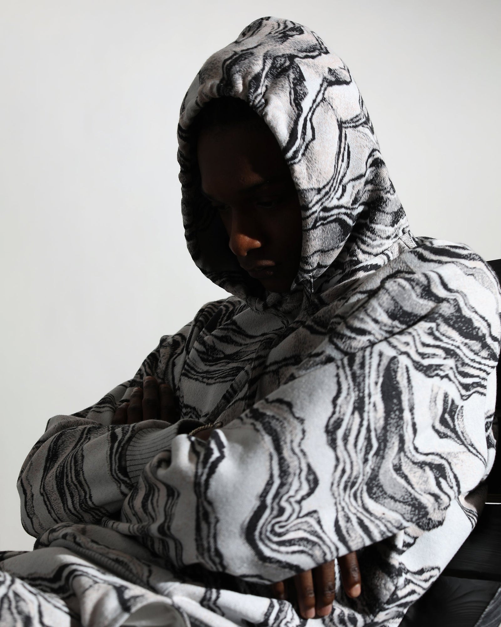 Canyon Strata Hyper Reality Knit Hoodie (FINAL SALE)-MENS-Twenty