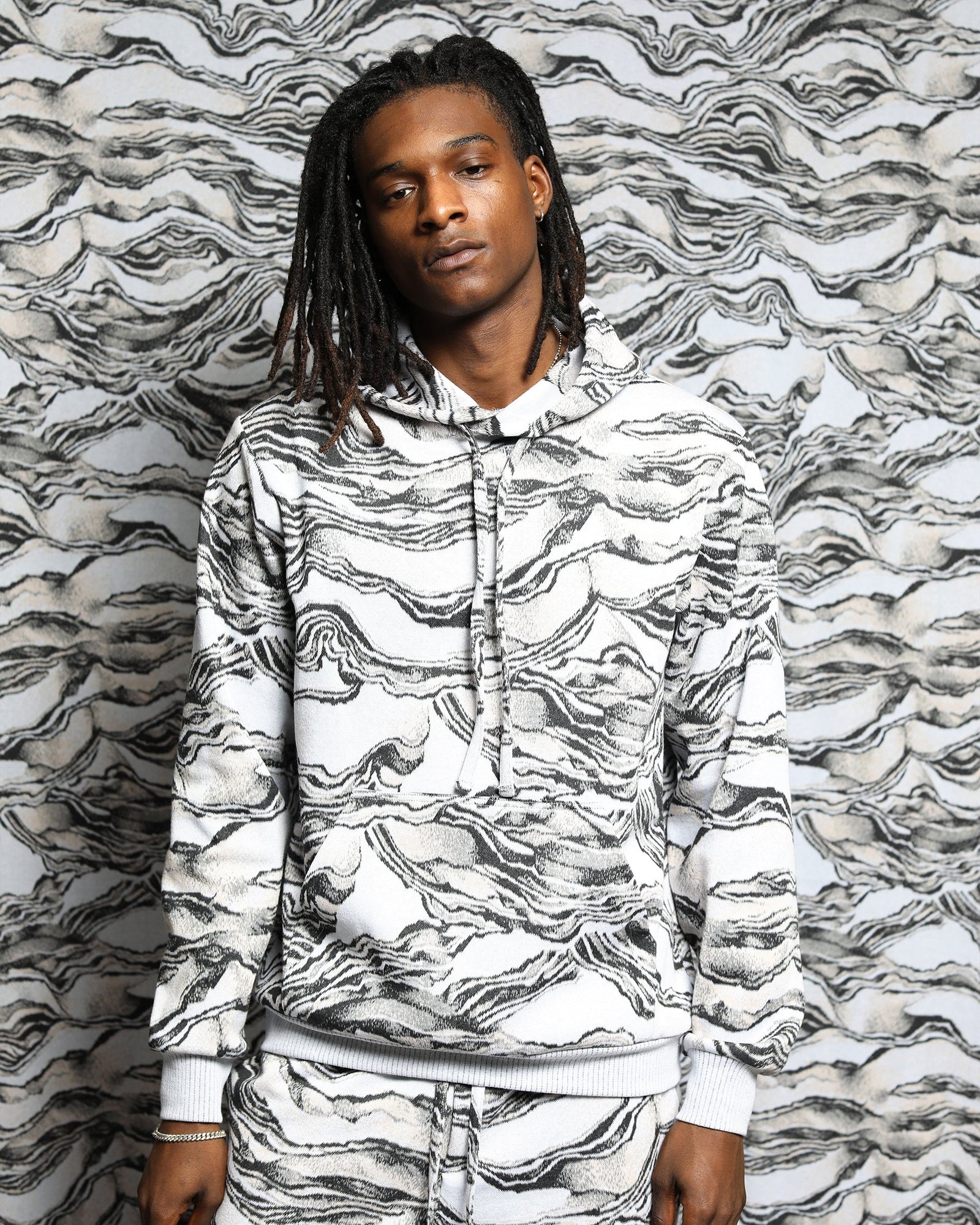 Canyon Strata Hyper Reality Knit Hoodie (FINAL SALE)-MENS-Twenty