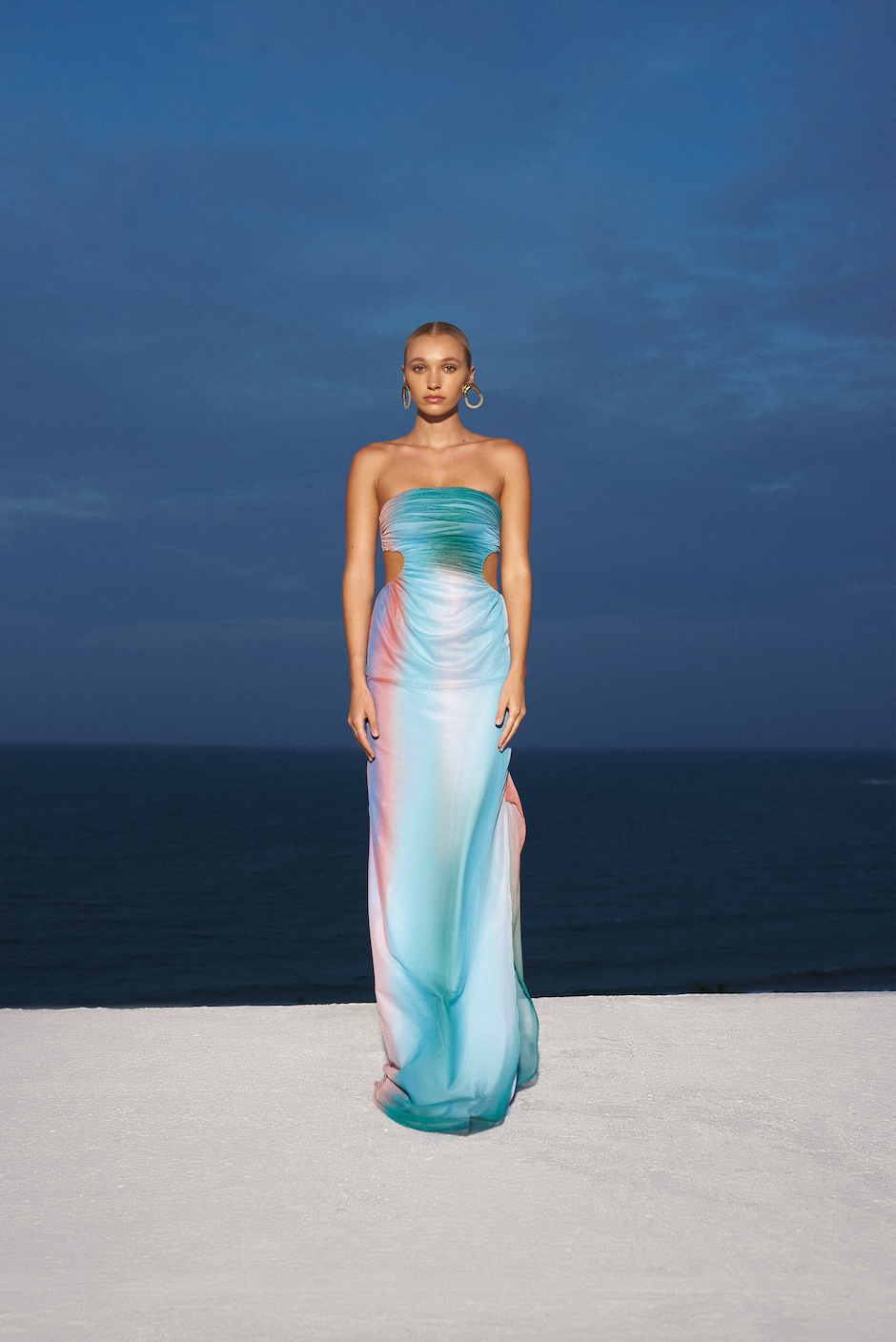 Lila Maxi Dress | Misty Blue