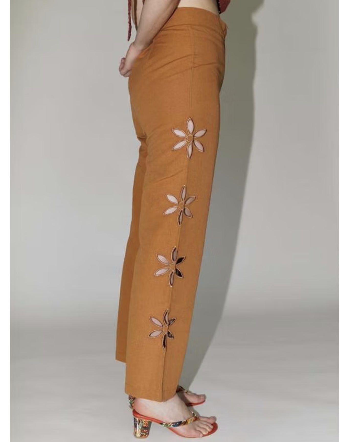 Jorgelina Linen Pant | Brick