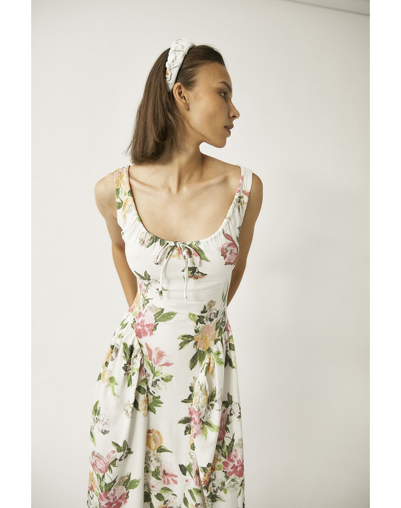Shisha Linen Maxi Dress | Floral