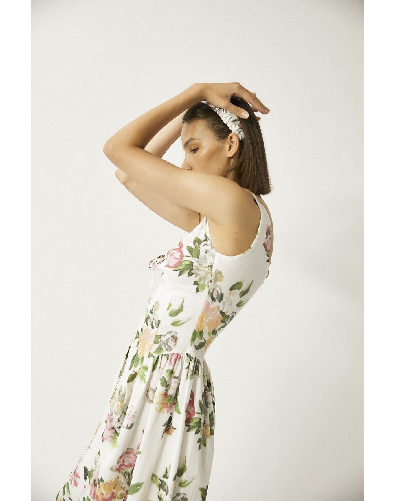 Shisha Linen Maxi Dress | Floral