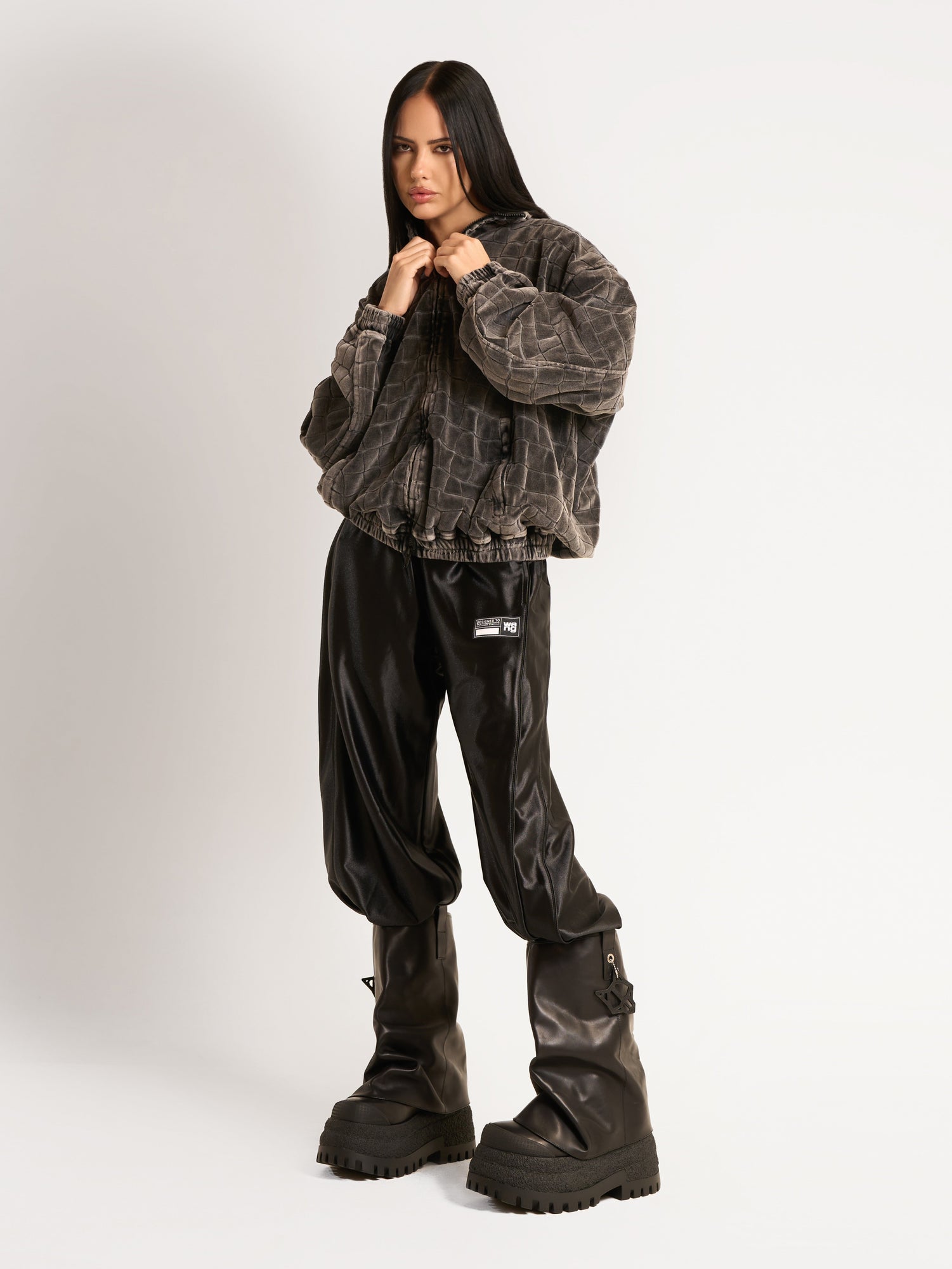 Womens | Disturb Leather Boot | Black