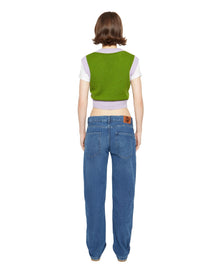 Cardiff Argyle Sweater Vest | Green