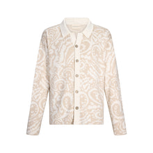 Paisley Knit Cardigan | Beige