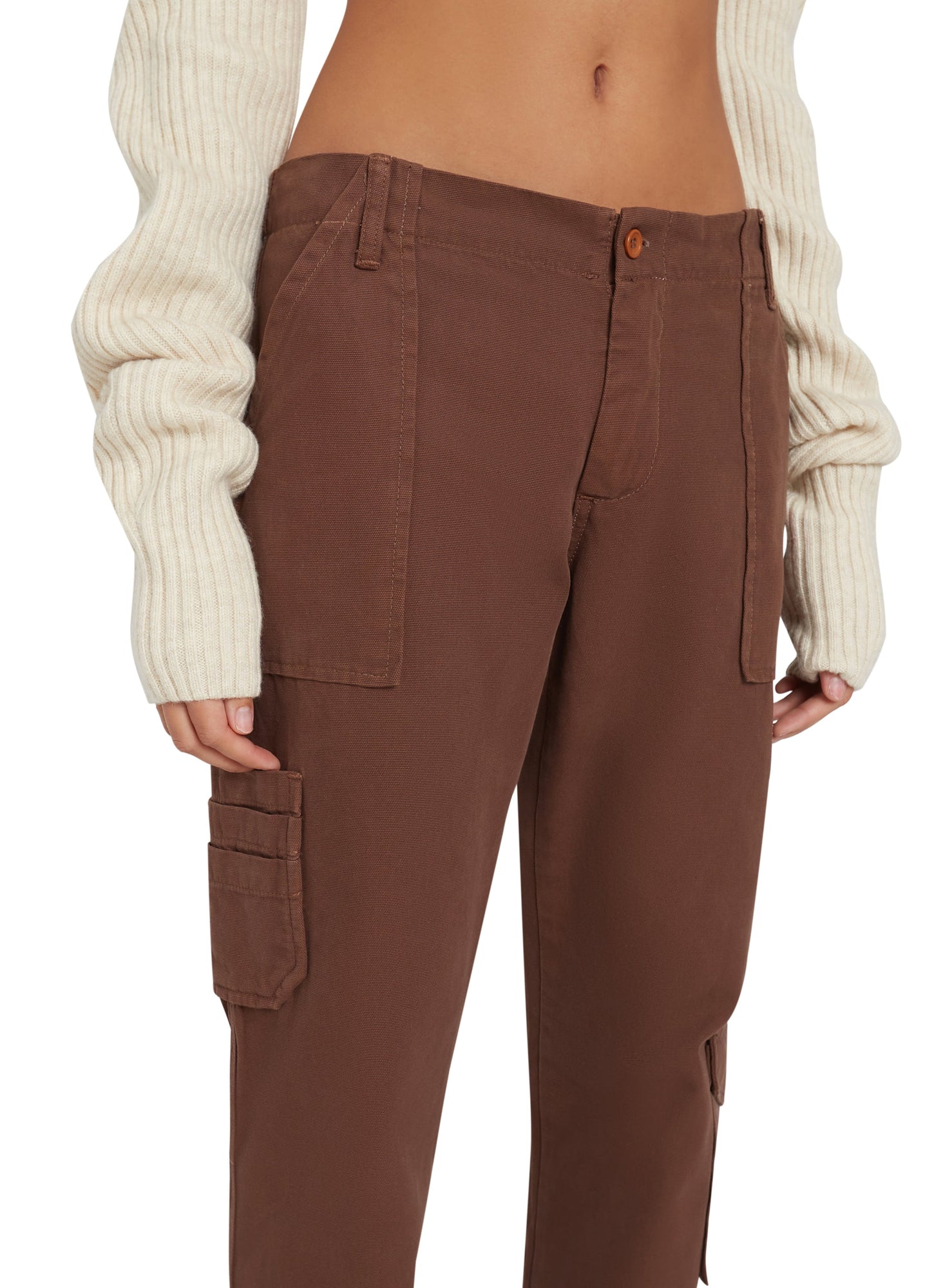 Womens | Tactical Cargo Pants | Brown Clay