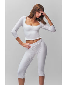 Caria Capri | White