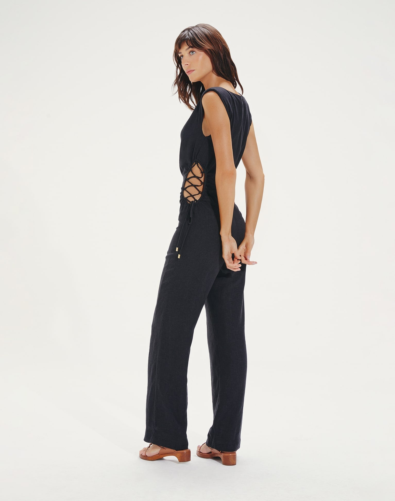 Carina Detail Jumpsuit | Black