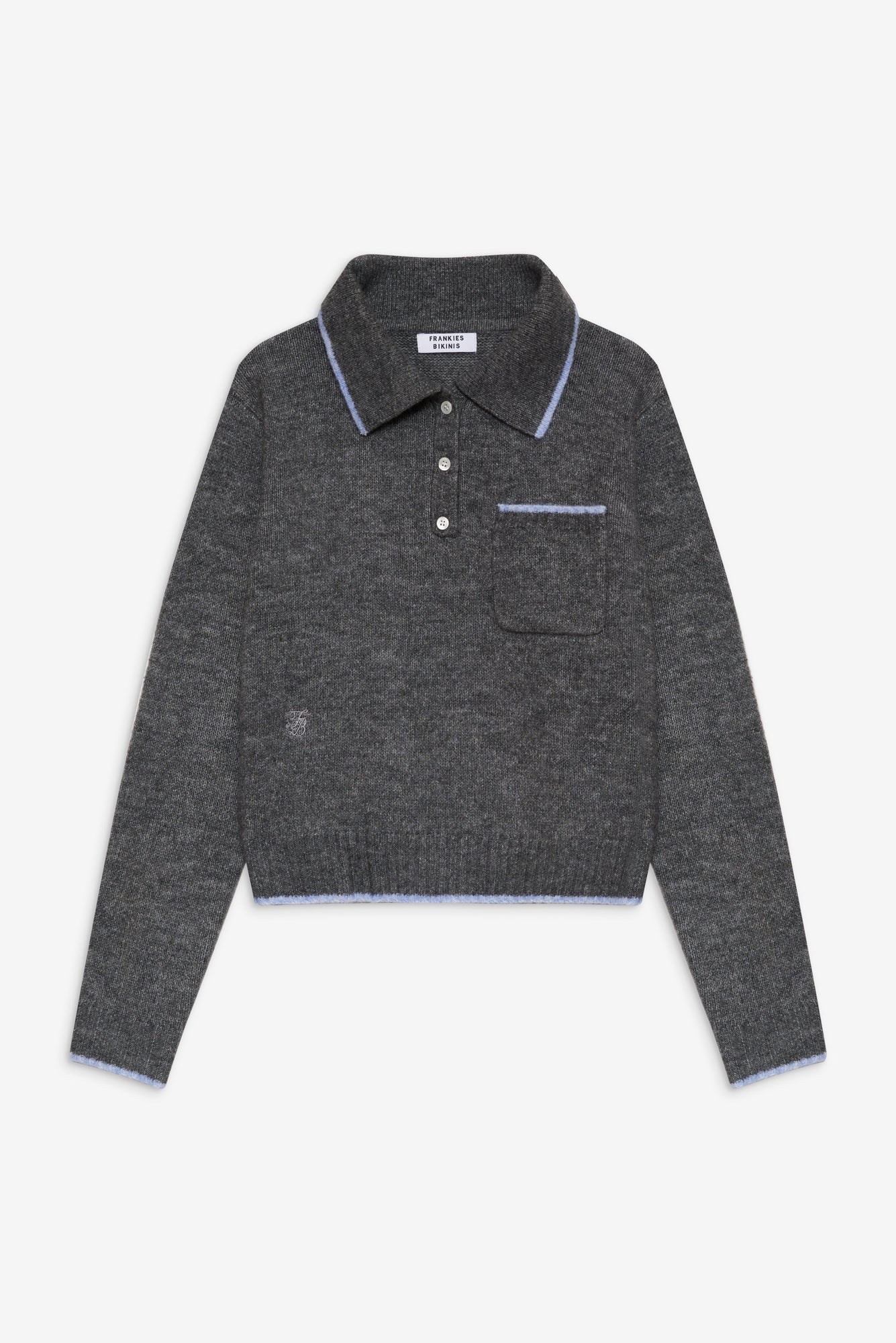 Carolyn Collared Sweater | Winter Sky