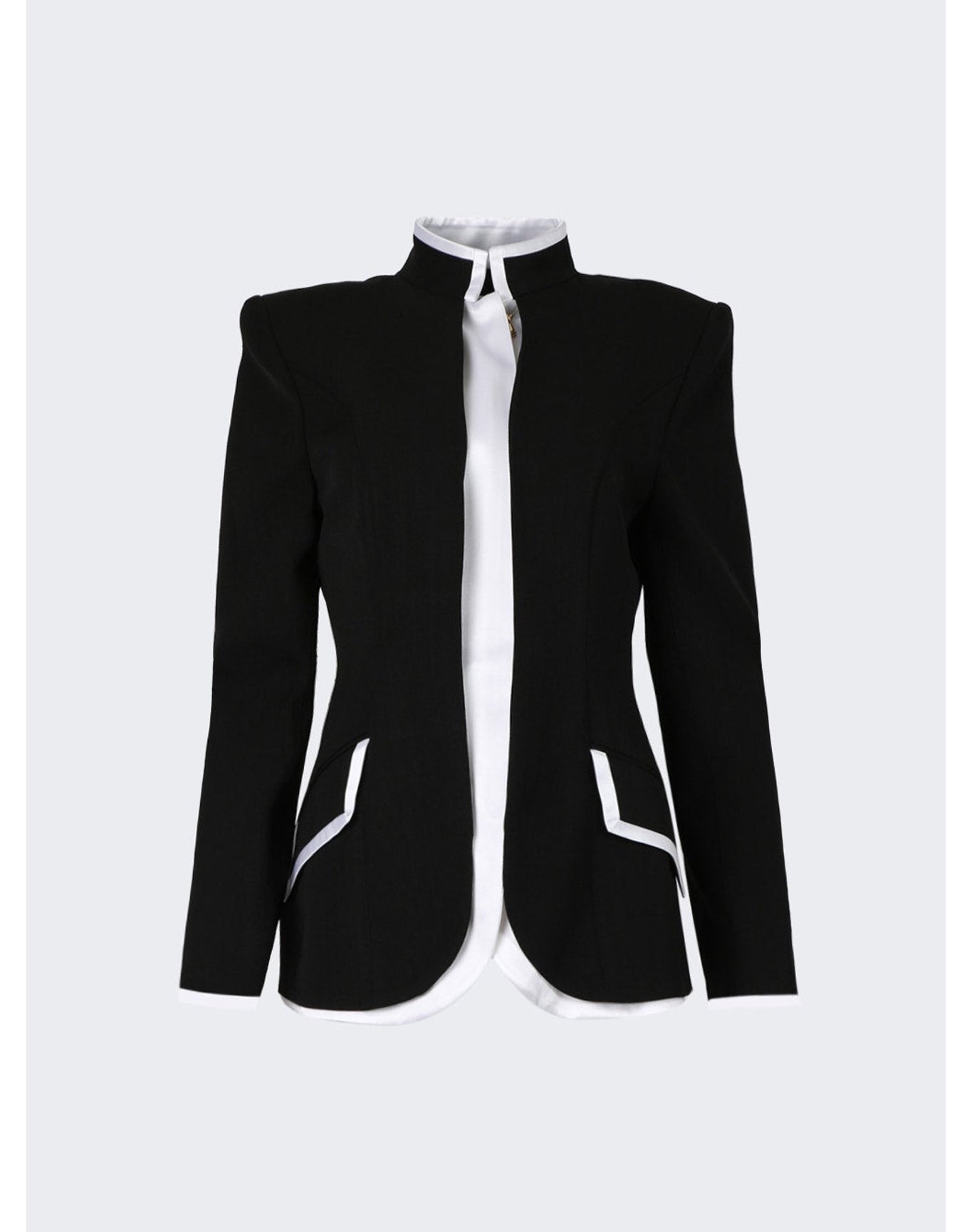 Casablanca | Women | Curved Tailored Jacket | Black