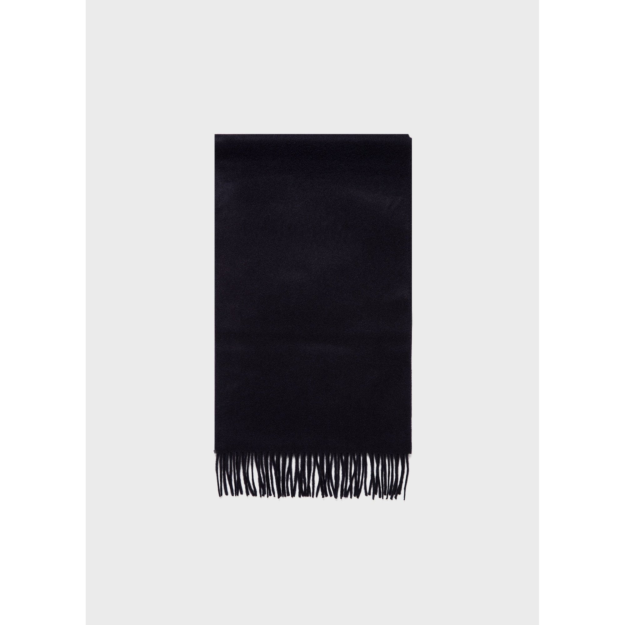 Cashmere Woven Scarf | Unisex | Navy