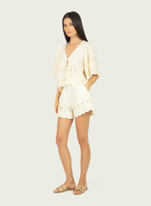 Julie Shorts | Antique Creme
