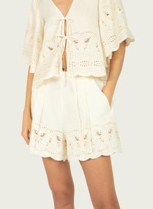Julie Shorts | Antique Creme