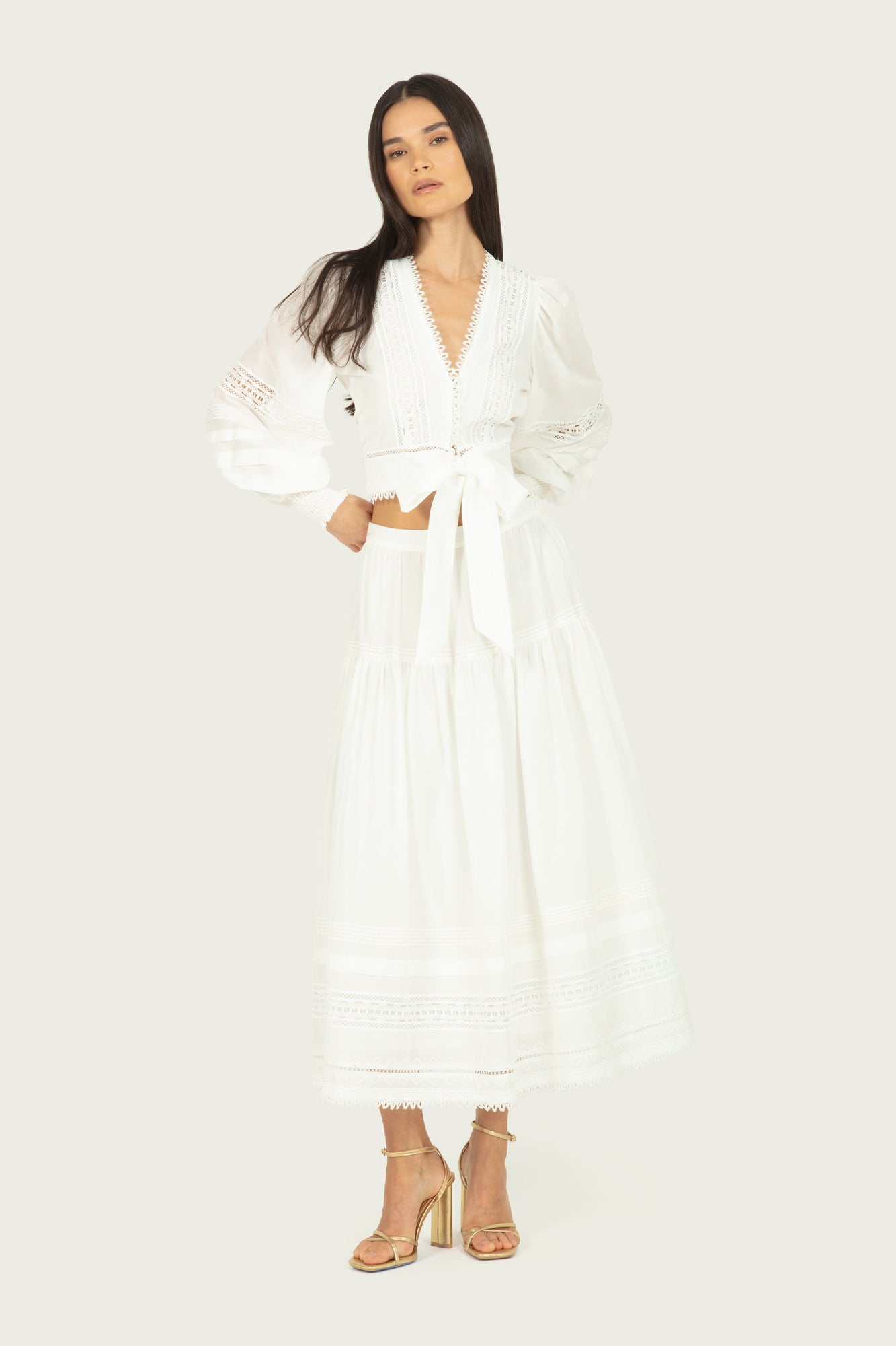Oriana Skirt | Off-White