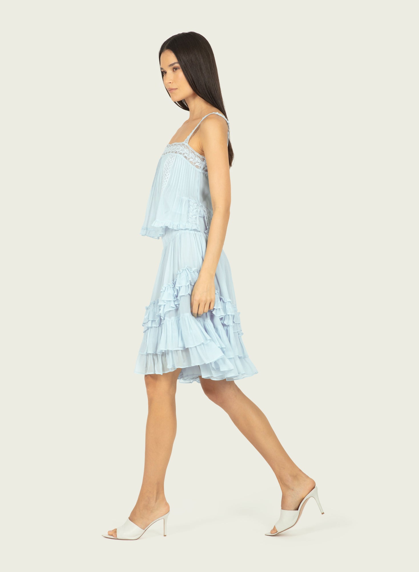 Calantha Top | Cloud Blue