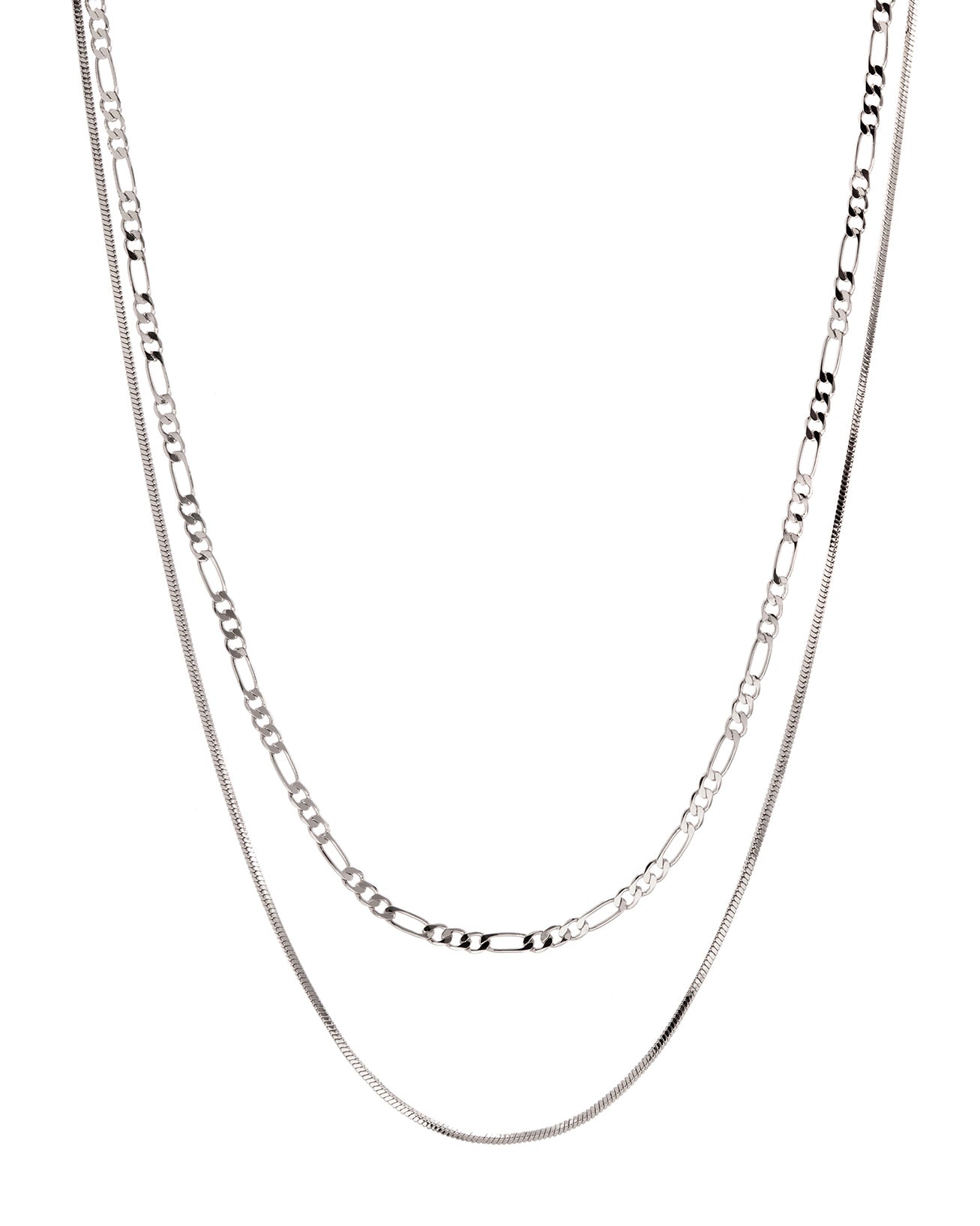 Cecilia Chain Necklace - Silver | Plated Silver