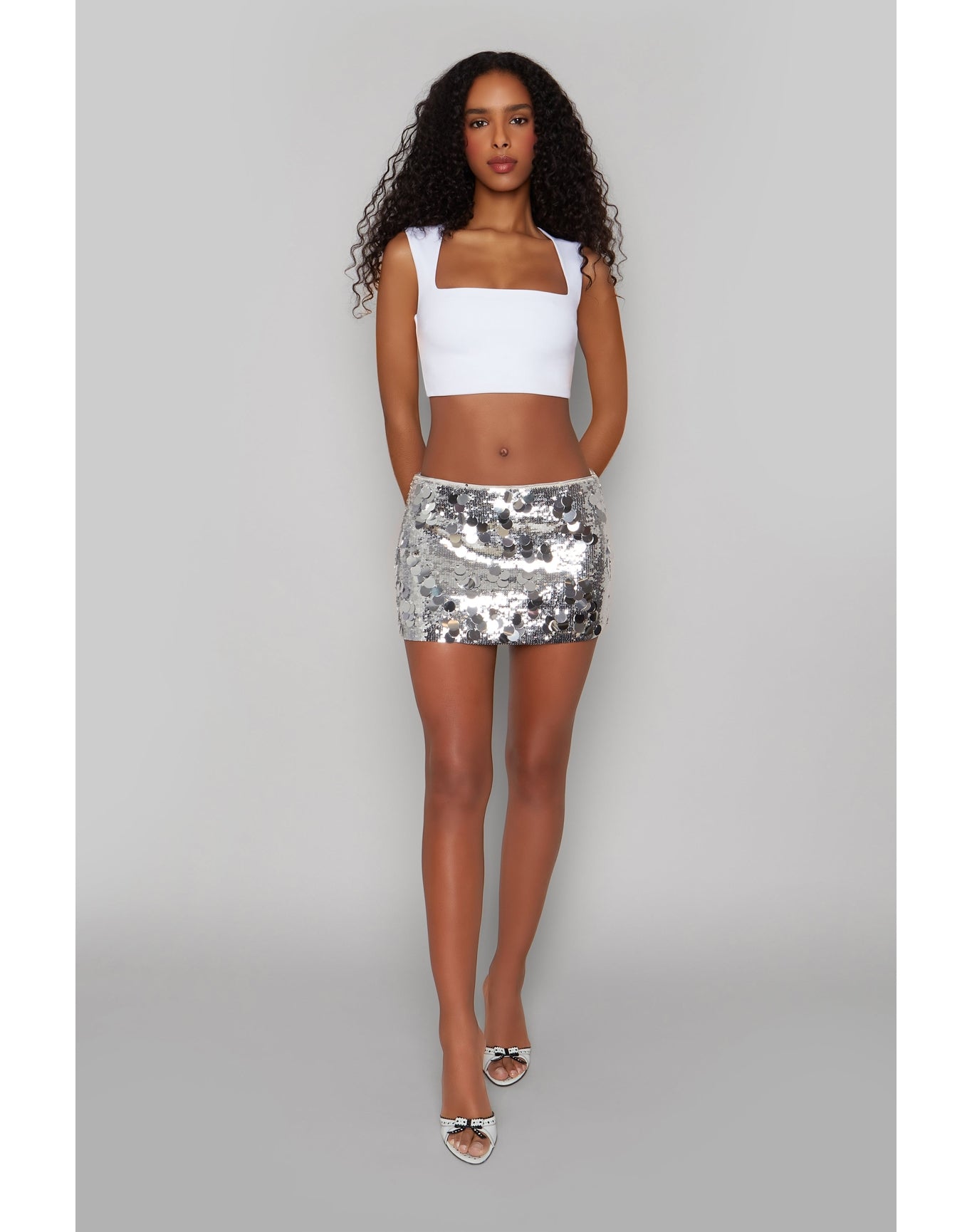 Celestial Stretch Top | White