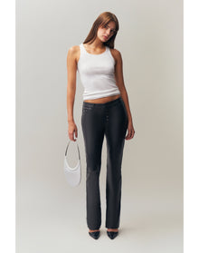 Celosia Leather Pant | Black