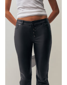 Celosia Leather Pant | Black