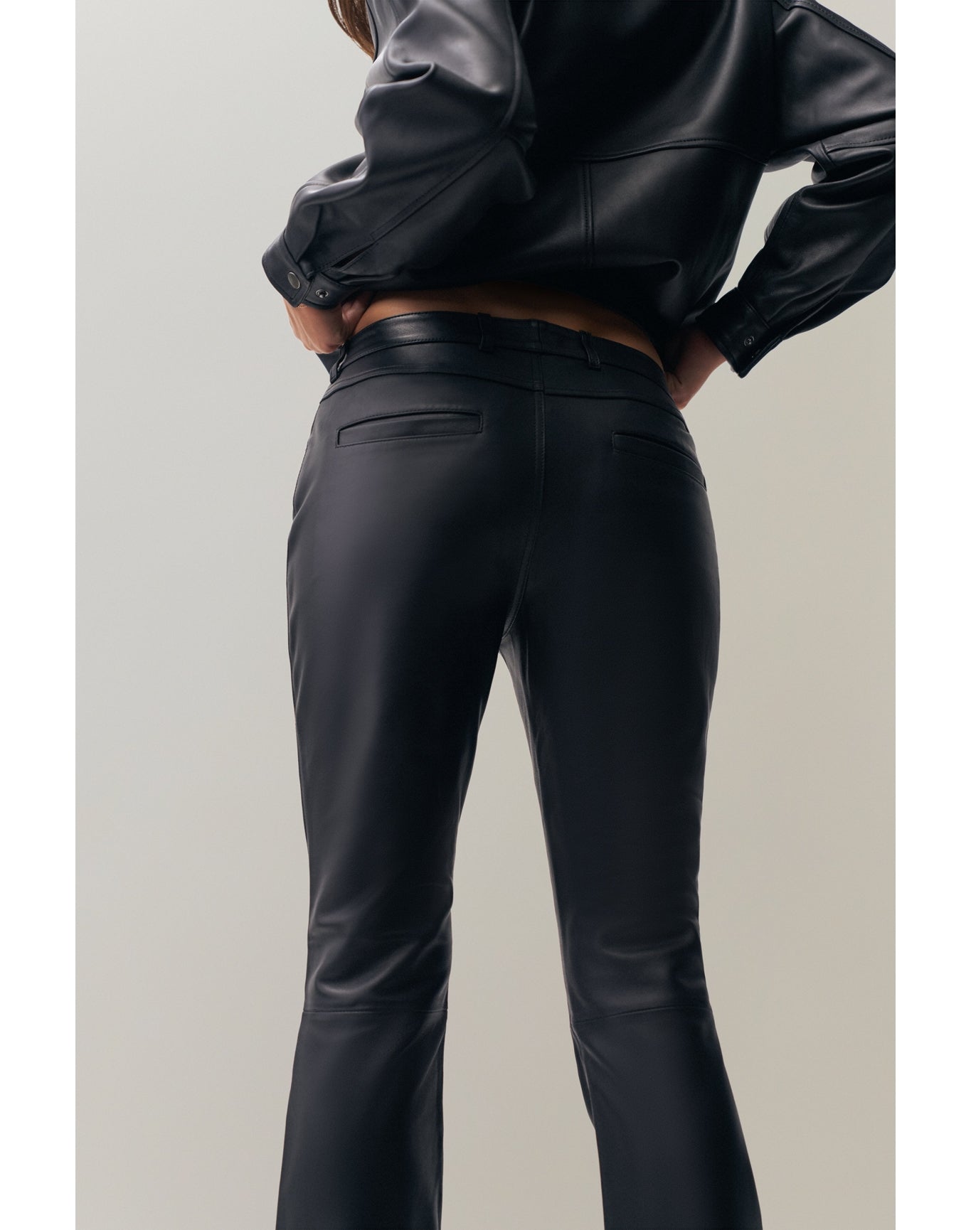 Celosia Leather Pant | Black