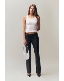 Celosia Leather Pant | Black