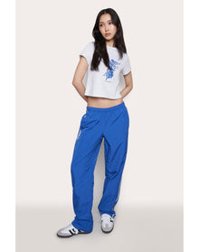 Champion Nylon Trackpant | Lively Blue/Chalk White
