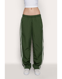 Champion Nylon Trackpant | Regeneration Green/Chalk White