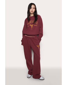 Champion Reverse Weave Flare Sweatpants | Sun Dye Sepia Red
