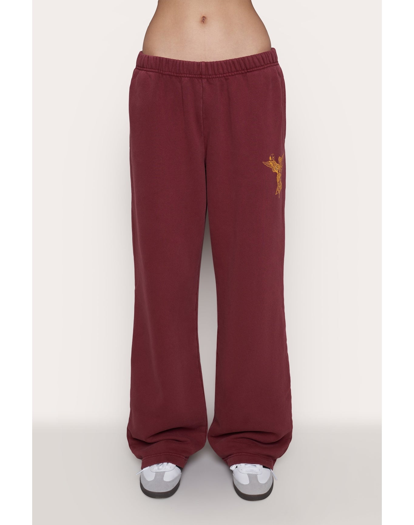Champion Reverse Weave Flare Sweatpants | Sun Dye Sepia Red