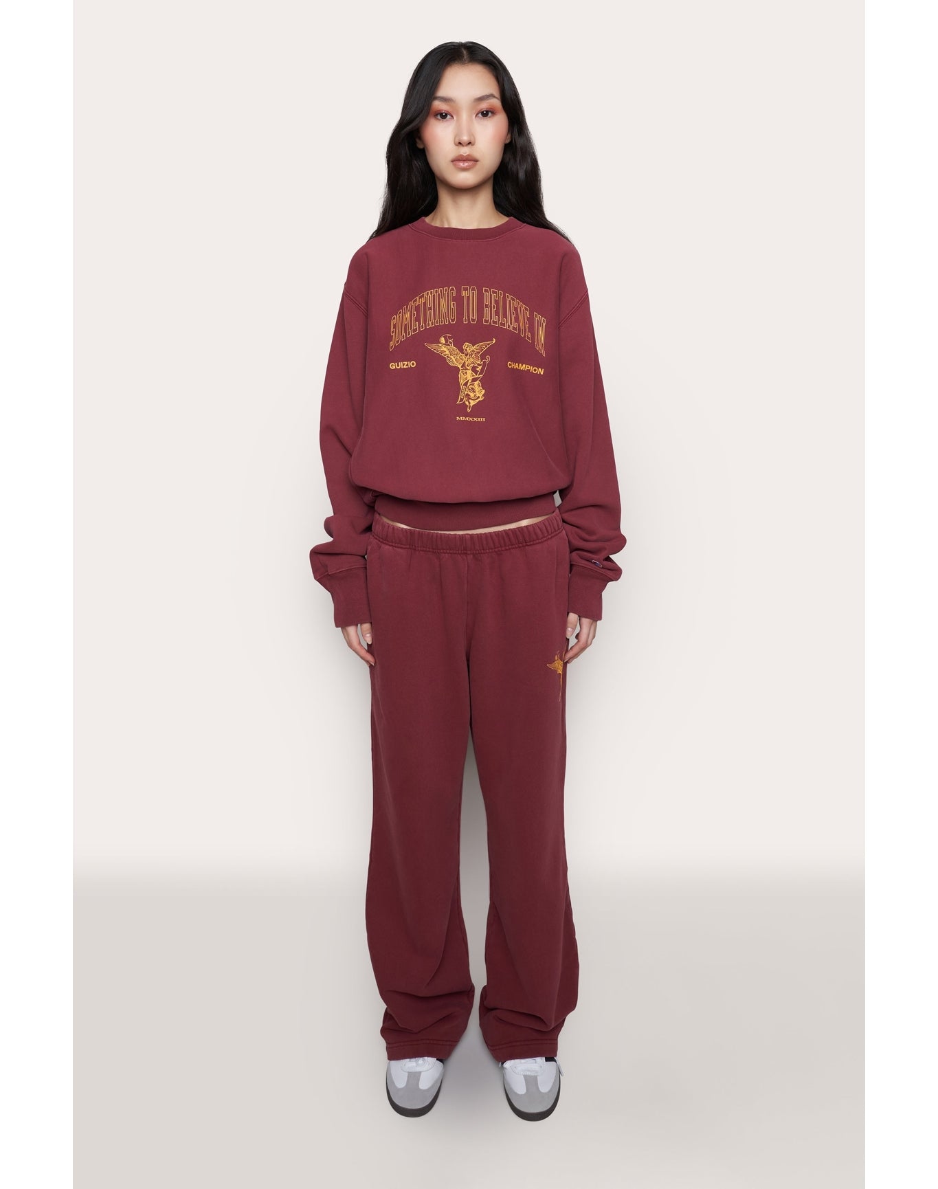 Champion Reverse Weave Flare Sweatpants | Sun Dye Sepia Red