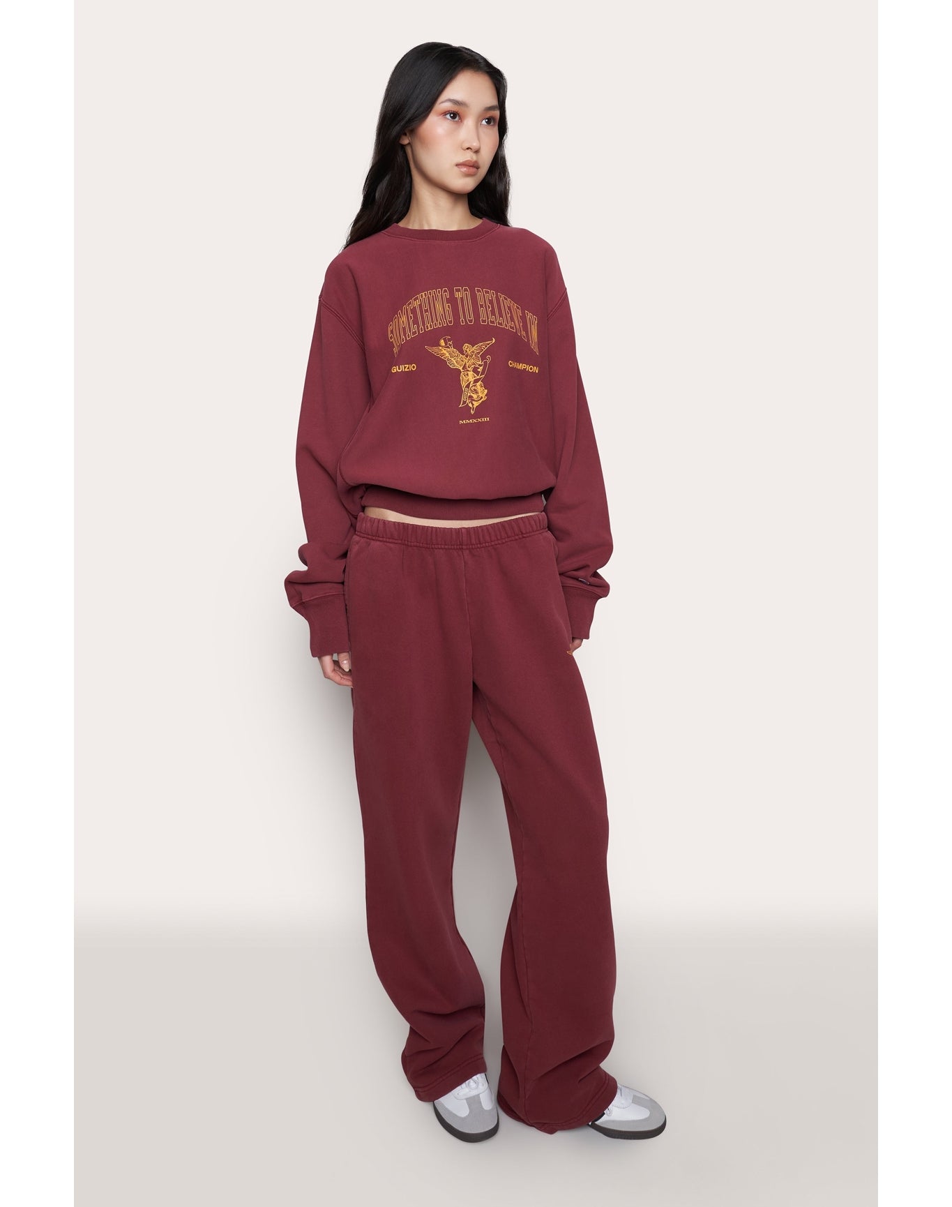 Champion Reverse Weave Flare Sweatpants | Sun Dye Sepia Red