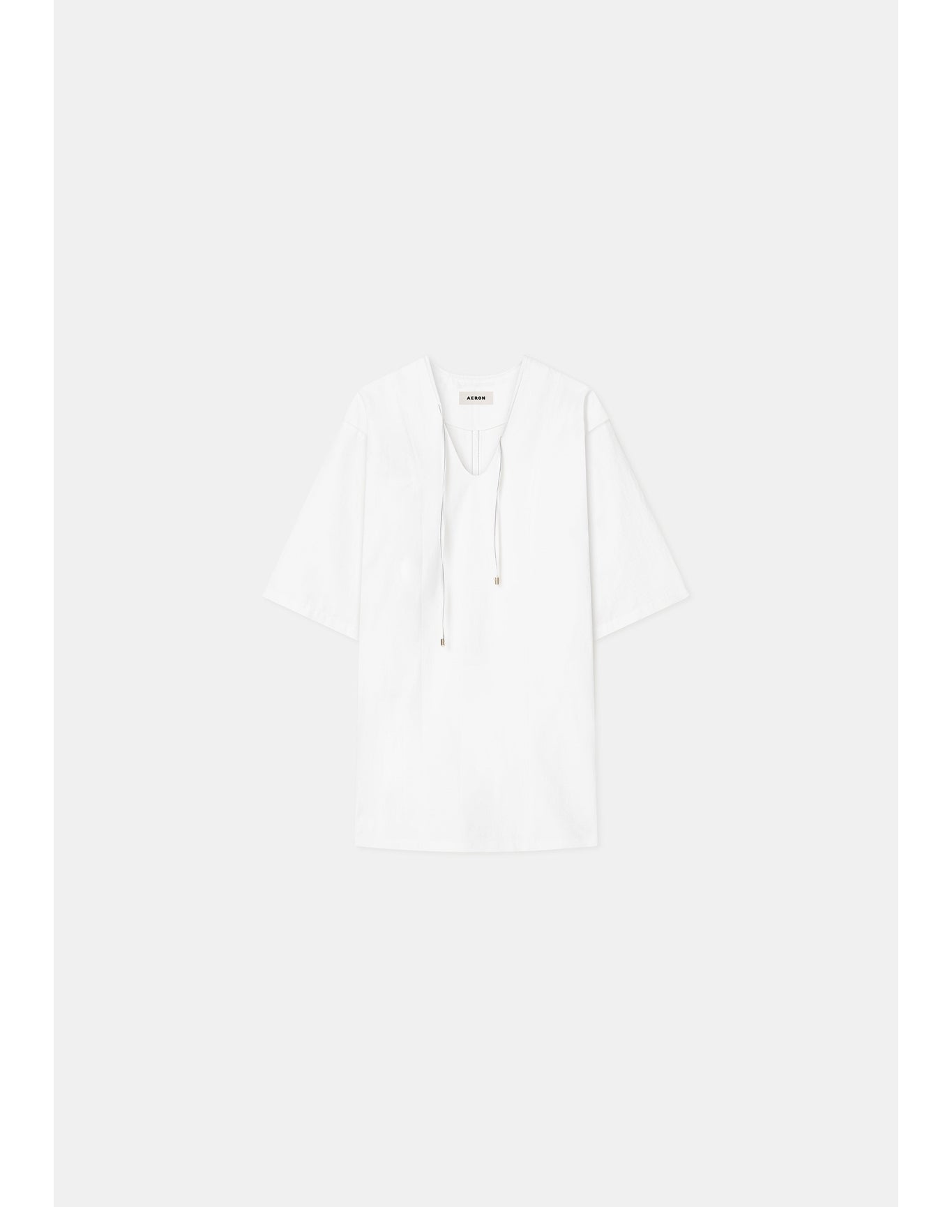 Chapman | Short-Sleeved Midi Dress | White
