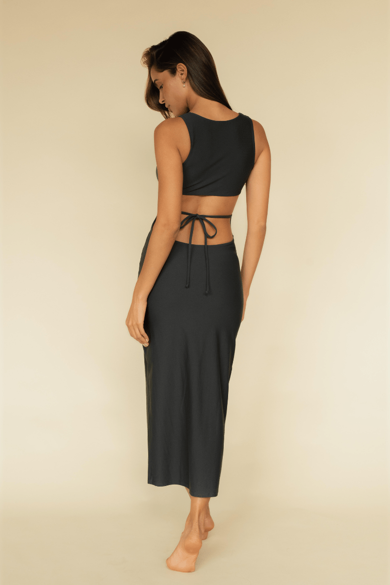 Mickie Dress | Charcoal