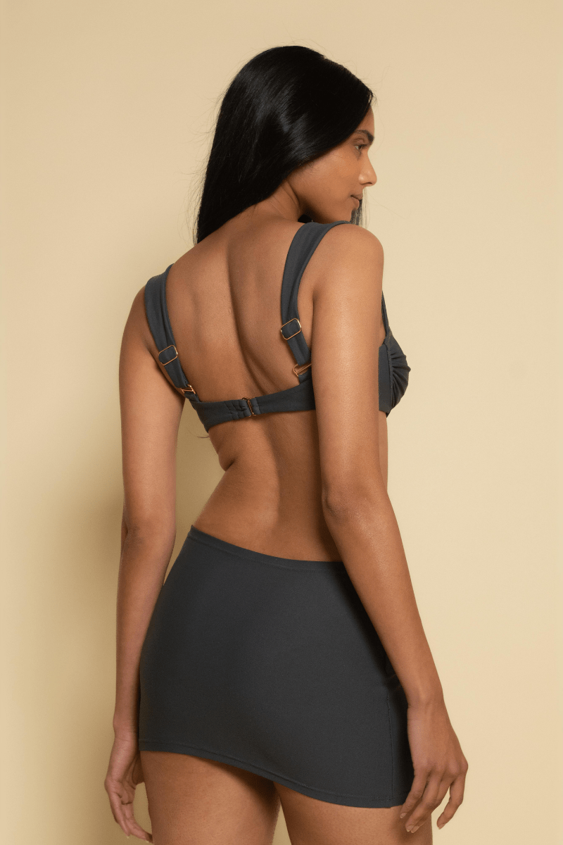 Micro Skirt | Charcoal