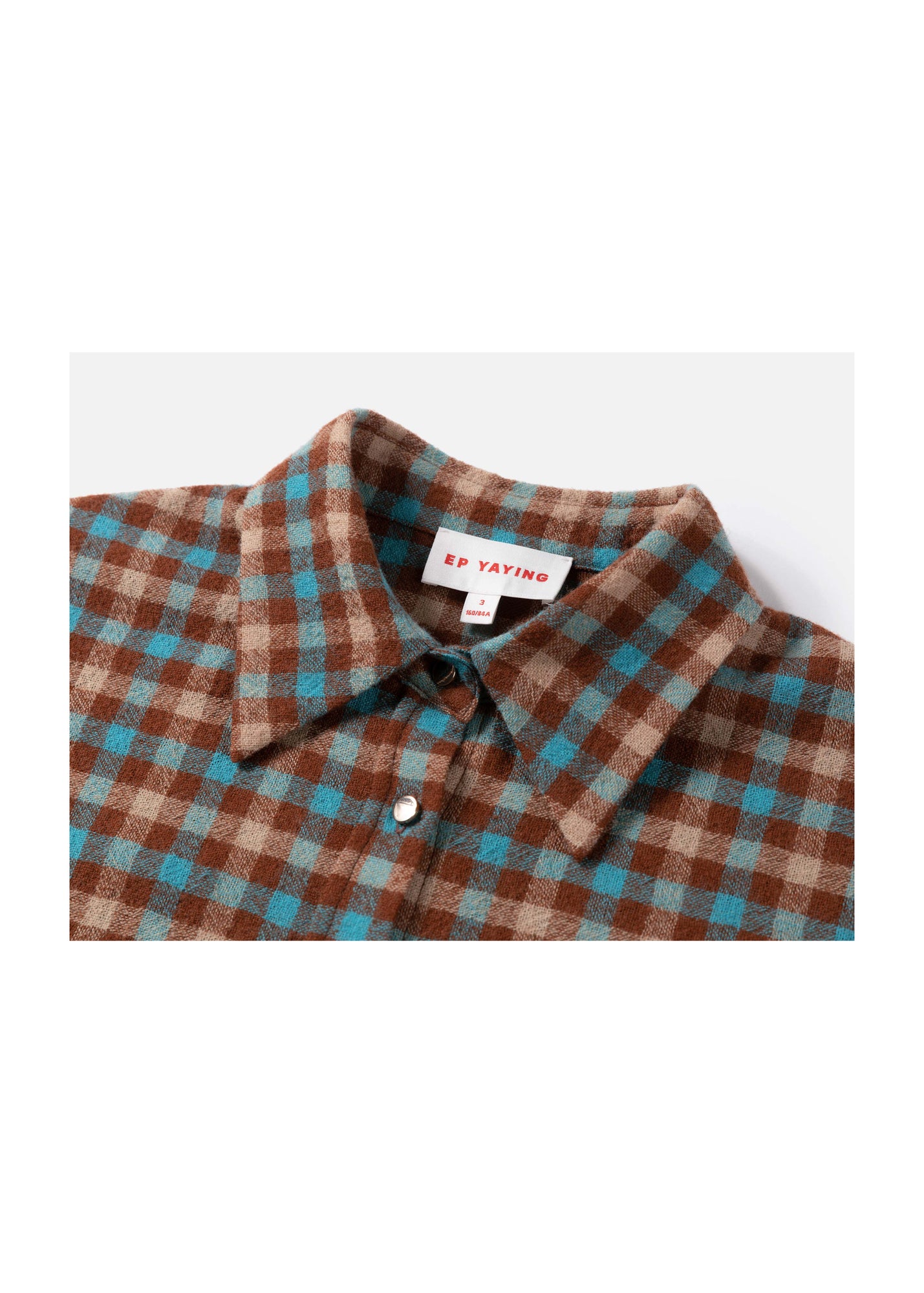 Checked Shirt | Turquoise/Brown