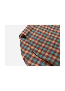 Checked Shirt | Turquoise/Brown