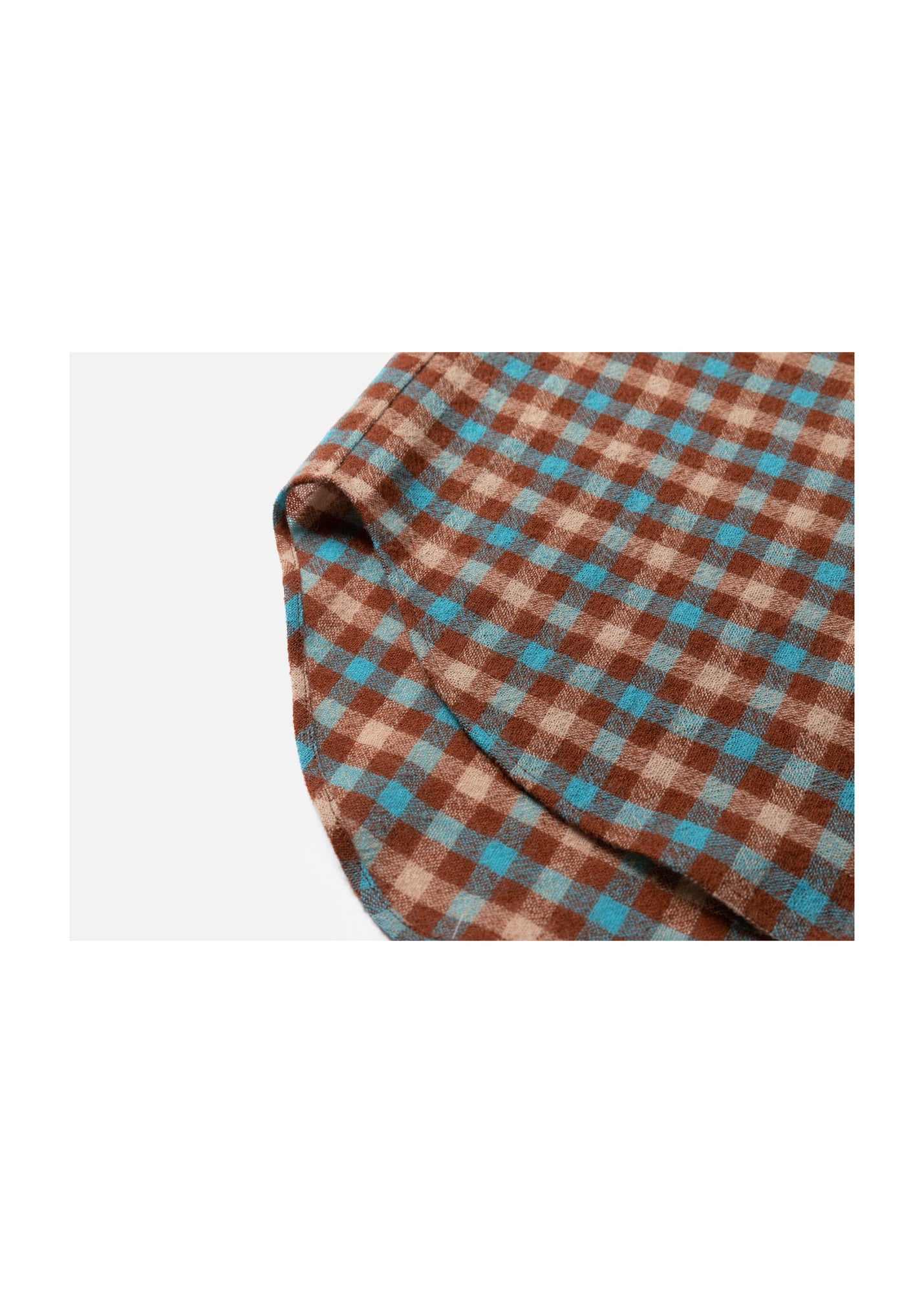 Checked Shirt | Turquoise/Brown