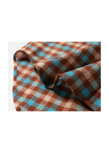 Checked Shirt | Turquoise/Brown