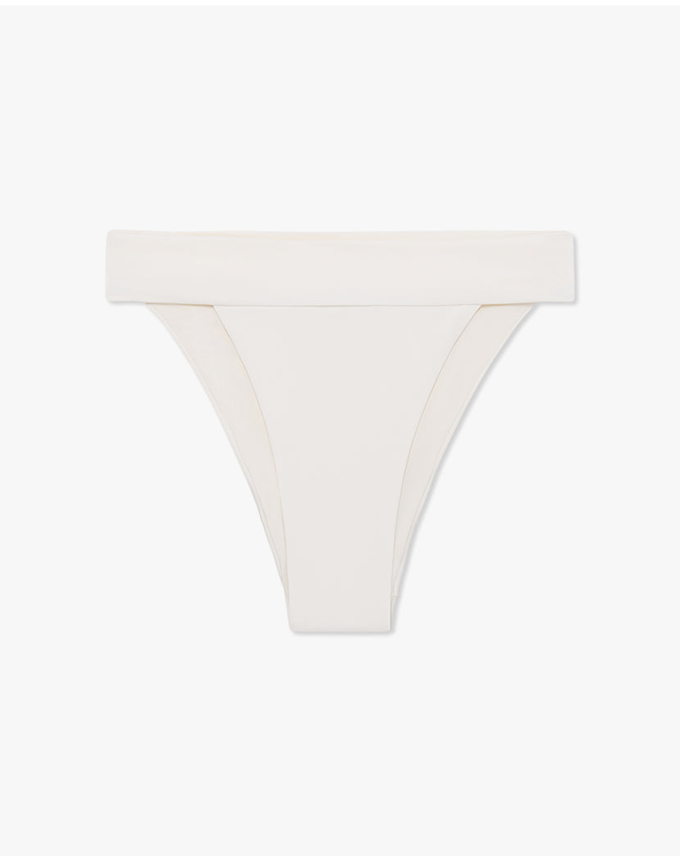 Cheeky High Leg Bikini Bottom | Off White