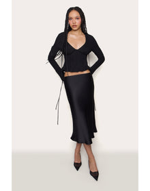 Cheri Pintuck Top | Black