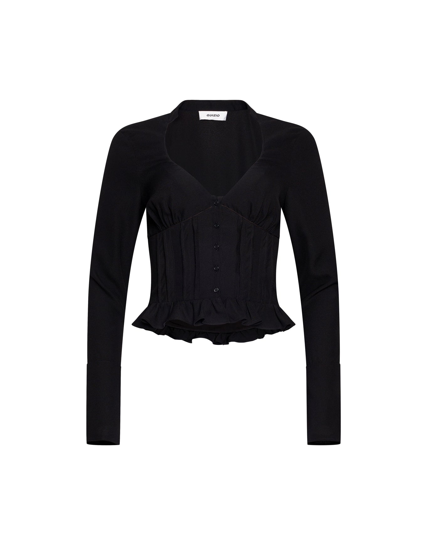 Cheri Pintuck Top | Black